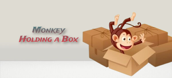 Monkey Holding a Box